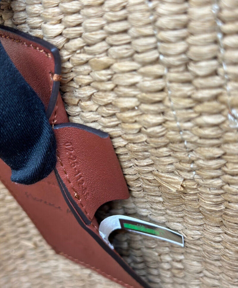 Chloe Large Horse Medal Basket In Natural Fibers